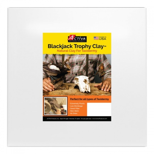 Blackjack Trophy Clay™ Natural Clay For Taxidermy, 50 lb (22.68 kg)